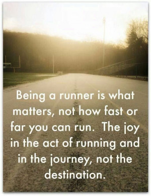 Being a runner