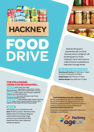 Thread: Hackney Masjids Food Drive
