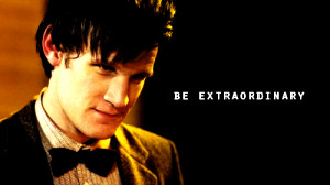 doctor who quotes be extraordinary gif