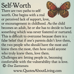 Self Worth - Paths to Self Worth 1/3