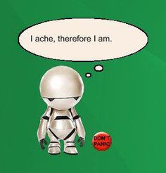marvin the paranoid android more sadness marvin i m book worth huge ...