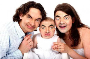 صورة مضحكة لعائلة الممثل البريطاني ...