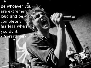 Gerard Way Quote by TheHoodedSilhouette