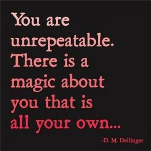 There'sa magic about you..