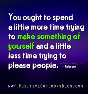 make something of yourself