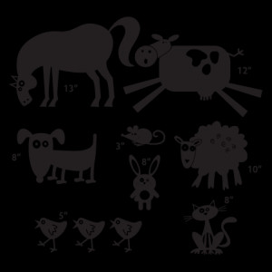 Whimsical Farm Animals Wall Quotes™ Wall Art Decal