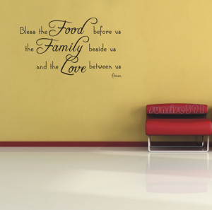 ... Food before us Quote Wall Stickers Decal Sticker Quotes Decals(China