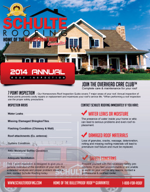 Point Roof Inspection Checklist for Homeowners