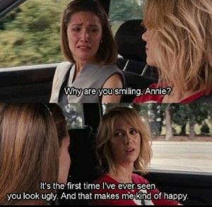 ... To See Rose Byrne Crying & Looking Ugly In Bridesmaids Picture Quote