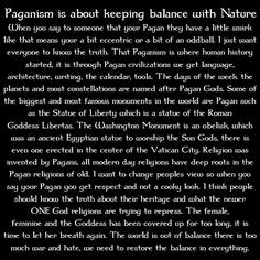 Pagan ways and sayings