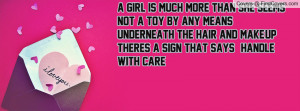 girl is much more than she seems : not a toy by any means , Pictures ...