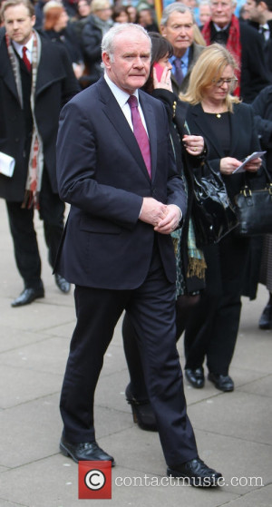 Martin McGuiness The funeral of Anthony Benn 2nd Viscount Stansgate