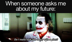 When I’m asked about my future…