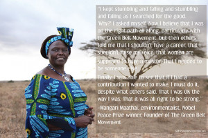 QUOTE: Wangari Maathai On Making A Difference In The World