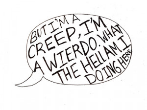 Lyrics #radiohead #radiohead creep #creep #i'm a creep #i'm a wiredo ...