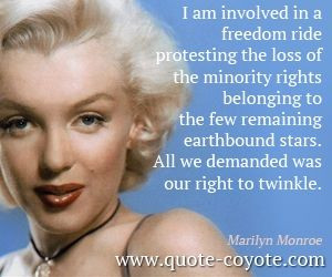 Monroe Quotes | ... quotes freedom quotes ride quotes rights quotes ...