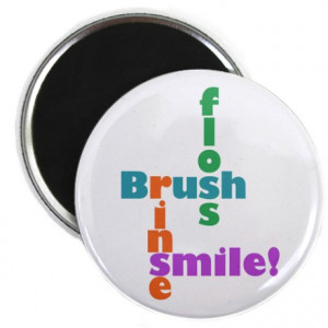 Dental Gifts > Imanes Dental > Imán Brush Floss Rinse Smile