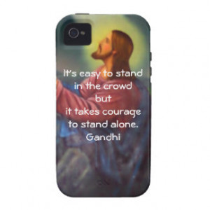 Courage Quote iPhone Cases