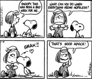 Snoopy this has been a bad week for me