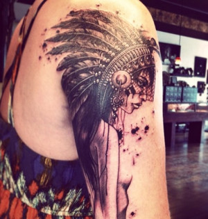 Tattoo Fuuny Shoulder Tattoo By Christel Perkins design ideas