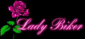 Lady rose biker Image