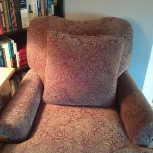 Upholstery & Refinishing - Chair reupholstered by Markham Upholstery ...