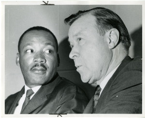 ... Martin Luther King, Jr. (shownwith labor union leader Walter Reuther