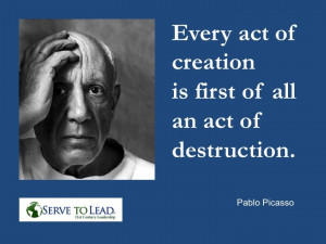 Picasso creation and destruction