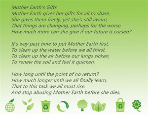 ... Are Some Famous Limerick Poems About Happy Earth Day For You To Refer