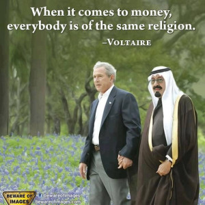 Money and religion - greed
