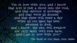 Jun 2014. The altogether lovely romance The Fault in Our Stars ...