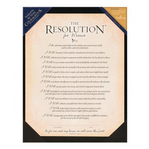 The RESOLUTION for Women - 8x10 Print