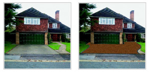 Before and computer-generated after photos where appropriate