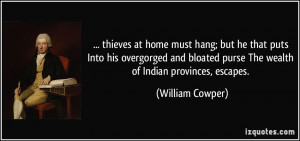 ... bloated purse The wealth of Indian provinces, escapes. - William