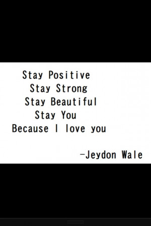 Man I love Jeydon Wale he makes girls like me smile