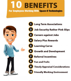 10 Benefits For Employees Working With Space-O Technologies Searching ...