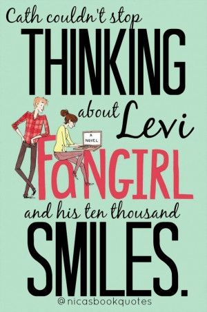 Fangirl by Rainbow Rowell. SERIOUSLY. WHERE IS MY LEVI More