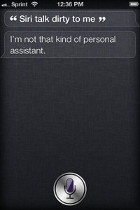 ... Seems everyone thinks Siri likes the potty talk… Siri iPhone Quotes