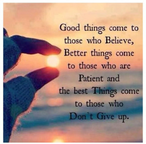 Will Never Give Up Loving You.