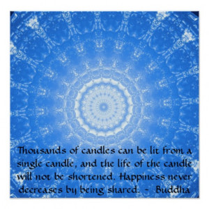 Buddha inspirational QUOTE about HOPE poster