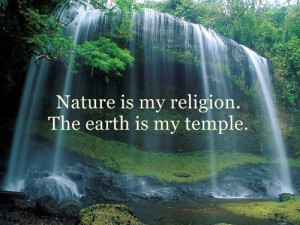 beauty religion Pantheism nature worship