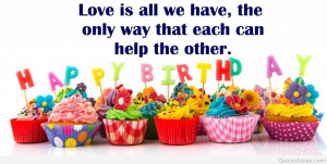 Happy birthday picture candles quote