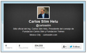 Carlos Slim Helu Twitter
