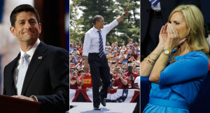Paul Ryan, Barack Obama and Ann Romney are pictured. | AP Photos
