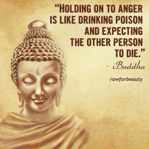 holding on to anger buddha picture quote