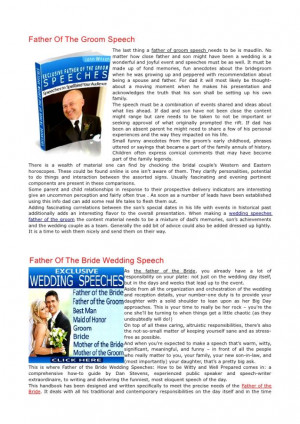 Wedding Speech Father Of The Groom Quotes