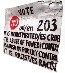 Proposition 203 in Arizona, passed in November 2000, eliminated ...