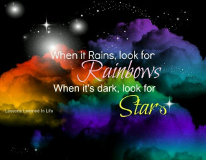 Rainbows sayings
