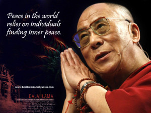 World Peace Relies On Inner Peace