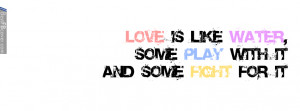 Love Quotes Facebook Banner